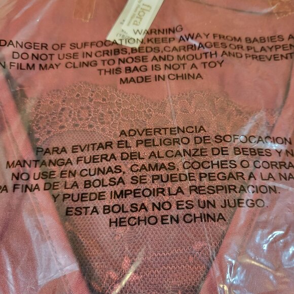 Flora Nikrooz 3 Piece Travel Pajamas Set Size XL 18/20 Pink Floral - Picture 4 of 6